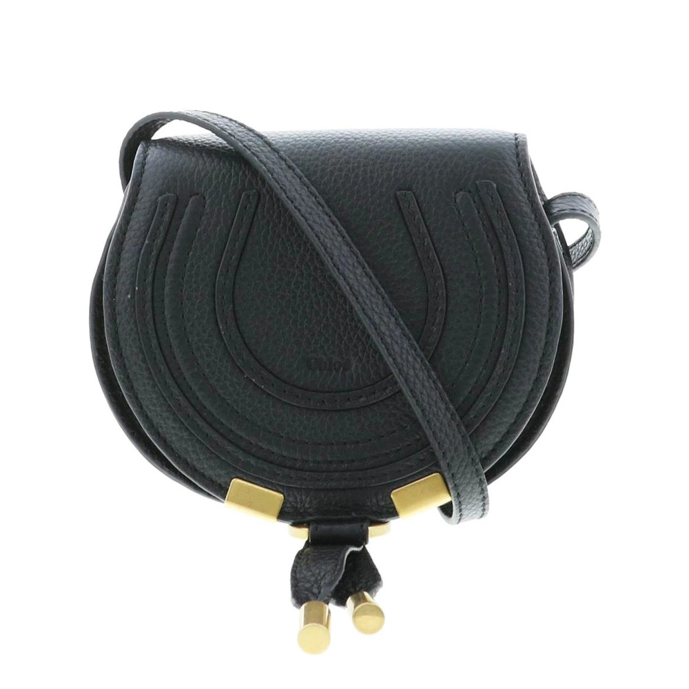 CHLOE Marcy Shoulder Bag BK Messenger